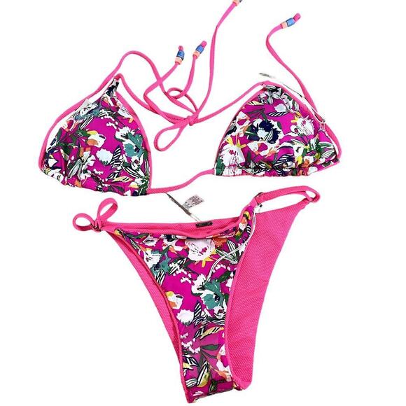 MAAJI  2-PIECE‎ SWIMSUIT REVERSIBLE  SIZE L NWT - Picture 1 of 9